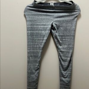 Garage Gray Heathered Leggings with Wide Waistband